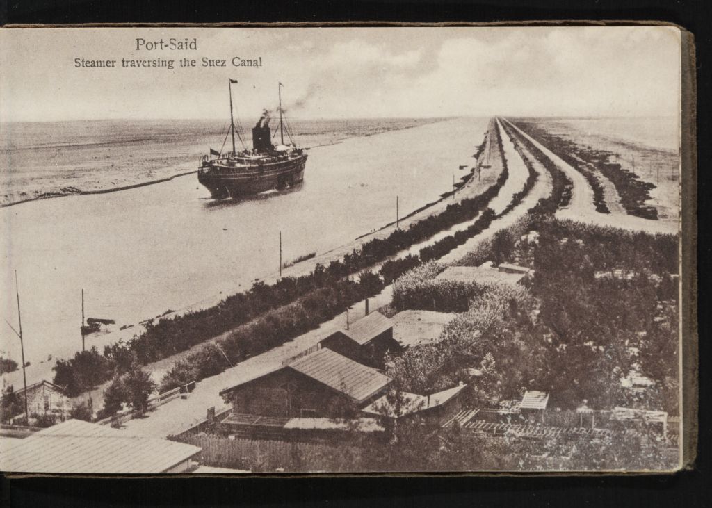Suez Canal at the beginning